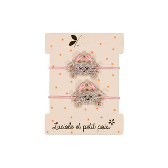 Luciole Et Petit Pois Mini Elastic Hair Ties Whimsical & Elegant | Hair Accessories - My Little Thieves