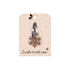 Luciole Et Petit Pois Mini Flower Hair Clip Sparkle & Elegance | Hair Accessories - My Little Thieves