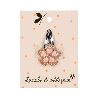 Luciole Et Petit Pois Mini Flower Hair Clip Sparkle & Elegance | Hair Accessories - My Little Thieves