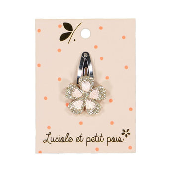 Luciole Et Petit Pois Mini Flower Hair Clip Sparkle & Elegance | Hair Accessories - My Little Thieves