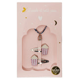 Luciole Et Petit Pois Popcorn Gift Box | Hair Clips & Rainbow Bracelet Set - My Little Thieves