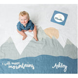 Lulujo Baby's First Year Milestone Blanket & Cards Set | Premium Muslin Gift - My Little Thieves