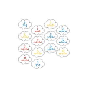 Lulujo Baby's First Year Milestone Blanket & Cards Set | Premium Muslin Gift - My Little Thieves