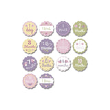 Lulujo Baby's First Year Milestone Blanket & Cards Set | Premium Muslin Gift - My Little Thieves