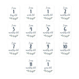 Lulujo Baby's First Year Milestone Blanket & Cards Set | Premium Muslin Gift - My Little Thieves