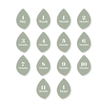 Lulujo Baby's First Year Milestone Blanket & Cards Set | Premium Muslin Gift - My Little Thieves