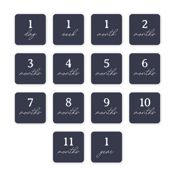 Lulujo Baby's First Year Milestone Blanket & Cards Set | Premium Muslin Gift - My Little Thieves