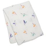 Lulujo Bamboo Muslin Swaddle Blankets 3 Pack | Silky Soft 70% Bamboo Viscose - My Little Thieves