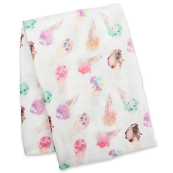 Lulujo Bamboo Muslin Swaddle Blankets 3 Pack | Silky Soft 70% Bamboo Viscose - My Little Thieves