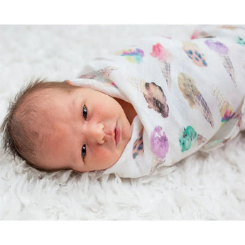 Lulujo Bamboo Muslin Swaddle Blankets 3 Pack | Silky Soft 70% Bamboo Viscose - My Little Thieves