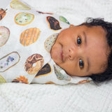 Lulujo Bamboo Muslin Swaddle Blankets 3 Pack | Silky Soft 70% Bamboo Viscose - My Little Thieves