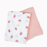 Lulujo Cotton Muslin Swaddles 2 Pack | Ultra Soft Breathable Baby Blankets - My Little Thieves
