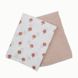 Lulujo Cotton Muslin Swaddles 2 Pack | Ultra Soft Breathable Baby Blankets - My Little Thieves