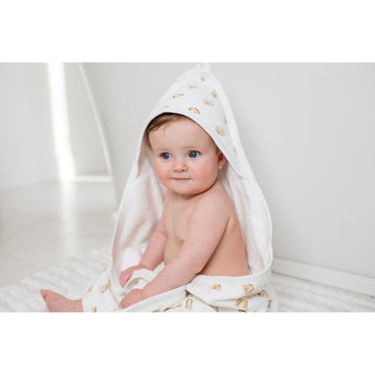 Lulujo Cozy Hooded Baby Towel Soft, Stylish & Versatile | Bath Towel - My Little Thieves