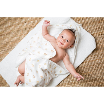 Lulujo Cozy Hooded Baby Towel Soft, Stylish & Versatile | Bath Towel - My Little Thieves