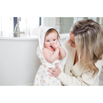 Lulujo Cozy Hooded Baby Towel Soft, Stylish & Versatile | Bath Towel - My Little Thieves