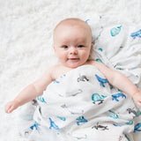 Lulujo Luxurious Bamboo Swaddle Blanket | 70% Bamboo 30% Cotton Extra Large - My Little Thieves