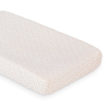 Lulujo Muslin Change Pad Cover | 100% Cotton Breathable Nursery Essential - My Little Thieves