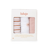 Lulujo Muslin Cloths 100% Cotton 3 Pack 70x70cm | Soft Baby Essentials - My Little Thieves