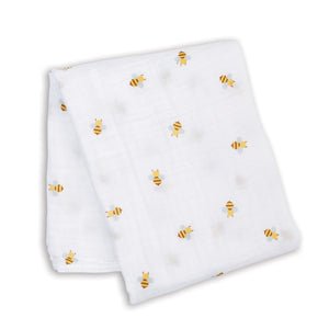 Lulujo Muslin Swaddle Blanket 100x100cm | Soft Breathable Baby Essential - My Little Thieves