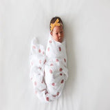 Lulujo Muslin Swaddle Blanket 100x100cm | Soft Breathable Baby Essential - My Little Thieves