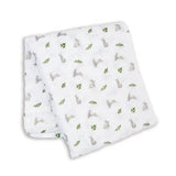 Lulujo Muslin Swaddle Blanket 100x100cm | Soft Breathable Baby Essential - My Little Thieves
