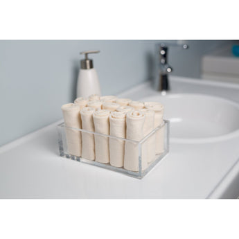 Lulujo Organic Cotton Face Cloths 4 Pack | Ultra Soft Baby Wash Cloths - My Little Thieves