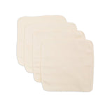 Lulujo Organic Cotton Face Cloths 4 Pack | Ultra Soft Baby Wash Cloths - My Little Thieves