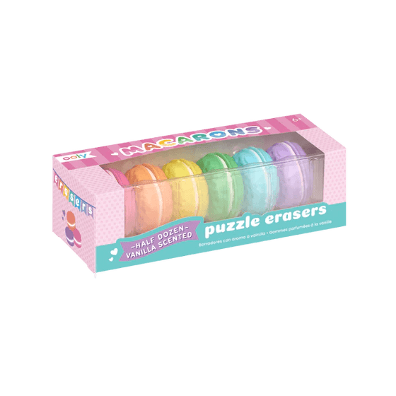 Macarons Scented Erasers - Set of 6 - My Little Thieves
