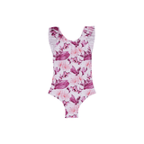 Marie Raxevsky Flower One Piece Pleated Swimwear | Swimwear Girl - My Little Thieves