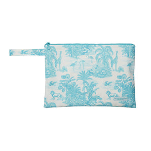 Marie Raxevsky Jungle Turquoise Pouch Large | Kids Beach - My Little Thieves