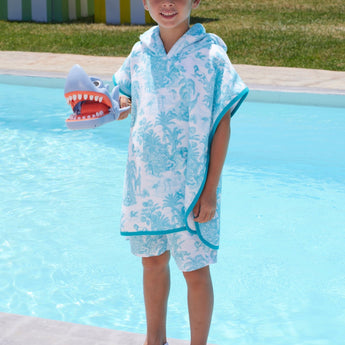 Marie Raxevsky Jungle Turquoise Swim Shorts Boys | Kids - My Little Thieves