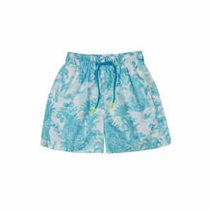 Marie Raxevsky Jungle Turquoise Swim Shorts Boys | Kids - My Little Thieves