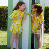 Marie Raxevsky Sunset Reef Girls Kaftan | Kids Beach - My Little Thieves