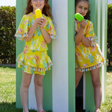 Marie Raxevsky Sunset Reef Girls Kaftan | Kids Beach - My Little Thieves