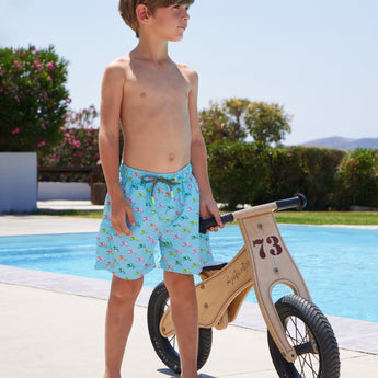 Marie Raxevsky Vespa Boys Swim Shorts | Kids Fashion - My Little Thieves