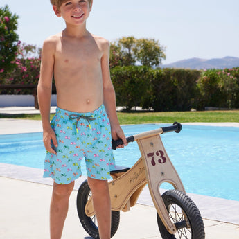 Marie Raxevsky Vespa Boys Swim Shorts | Kids Fashion - My Little Thieves