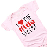 Matching Family Outfits I Love My Big Brother & Sister Baby Romper | Romper Baby - My Little Thieves
