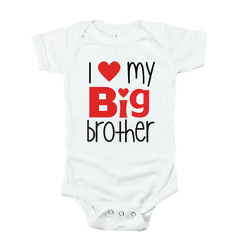 Matching Family Outfits I Love My Big Brother & Sister Baby Romper | Romper Baby - My Little Thieves