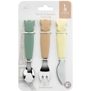 Sophie la girafe Il Etait Une Fois Cutlery Set Multi color