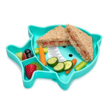 Melii Eco Friendly Divided Silicone Suction Plate For Kids | Self Feeding 6 M+ - My Little Thieves