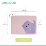 Melii Eco Friendly Silicone Kids Placemat | Non Slip Bpa Free Mealtime Mat - My Little Thieves