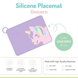 Melii Eco Friendly Silicone Kids Placemat | Non Slip Bpa Free Mealtime Mat - My Little Thieves