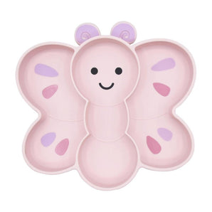 Melii Eco Friendly Silicone Suction Kids Plate | Bpa Free Divided Toddler Plate - My Little Thieves