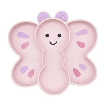 Melii Eco Friendly Silicone Suction Kids Plate | Bpa Free Divided Toddler Plate - My Little Thieves