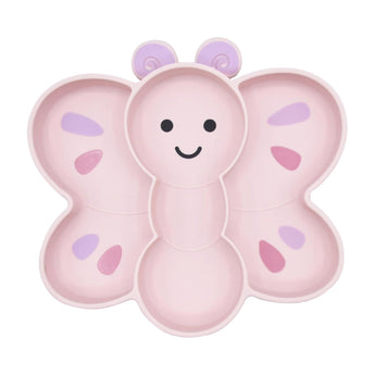 Melii Eco Friendly Silicone Suction Kids Plate | Bpa Free Divided Toddler Plate - My Little Thieves