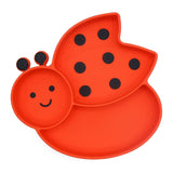 Melii Eco Friendly Silicone Suction Kids Plate | Bpa Free Divided Toddler Plate - My Little Thieves