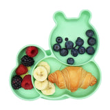 Melii Eco Friendly Silicone Suction Kids Plate | Bpa Free Divided Toddler Plate - My Little Thieves