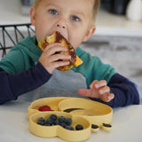 Melii Eco Friendly Silicone Suction Kids Plate | Bpa Free Divided Toddler Plate - My Little Thieves
