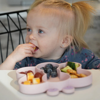 Melii Eco Friendly Silicone Suction Kids Plate | Bpa Free Divided Toddler Plate - My Little Thieves